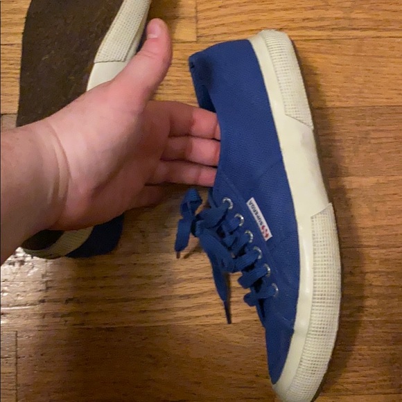 Superga sneakers size 9 (40) blue cute - Picture 3 of 4